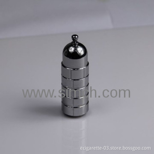 Most popular electronic cigarette containor stainless steel Vcan